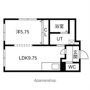 坪川ビル【2階】の間取り