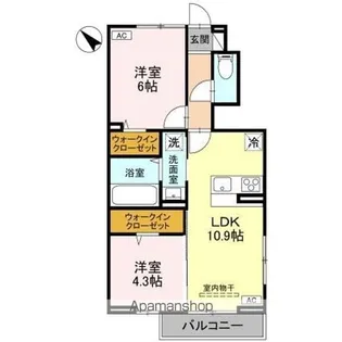 セルシアーナ【1階】の間取り