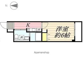 マドレーヌ武蔵野【4階】の間取り