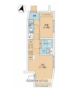 SPRUCE八雲【201号室】の間取り