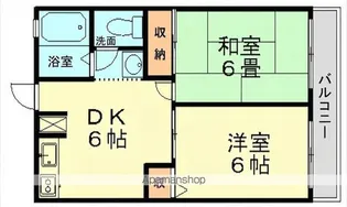シティハイムメルベーユ【A203号室】の間取り