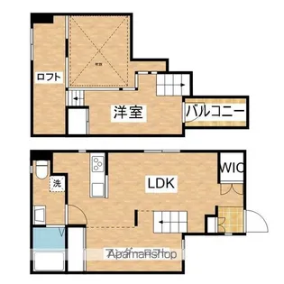 ホワイトハウス新栄【1階】の間取り