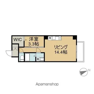 グランオーシャンIMAIKE【5階】の間取り