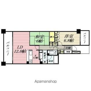 ガーデンズ綱島スカイウイング【7階】の間取り