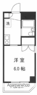 シティーコート南青山【205号室】の間取り