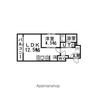 プランドール【4階】の間取り