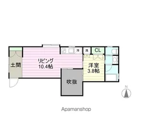 LAND長町【301号室】の間取り