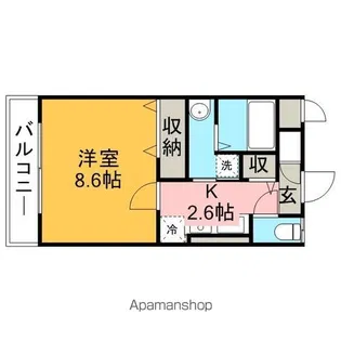 REFIND MOTOMACHI【2階】の間取り