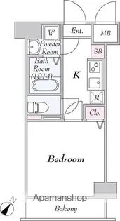 グリフィン横浜・メディオ【2階】の間取り