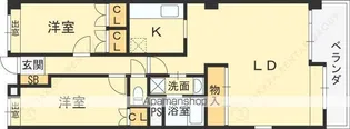 ジョージア苦楽園【2階】の間取り