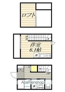 仮称 幕張町テラスハウスⅠⅡ【1階】の間取り