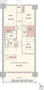 クレストフォルム柏サウスウィング【1階】の間取り