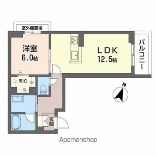 WAVE 伏見【3階】の間取り