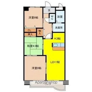 BIO MASAKI【8階】の間取り
