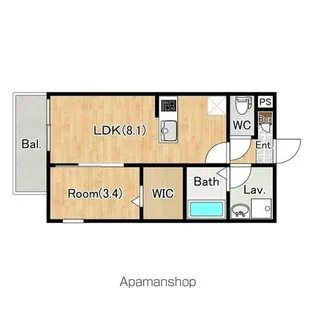 (仮称)ジーメゾン千葉出洲港ラビアン【2階】の間取り