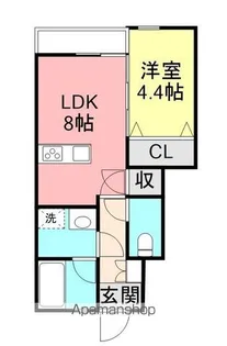 FLOWERLOVEⅣ【126号室】の間取り