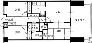 ルミナス百道【2階】の間取り