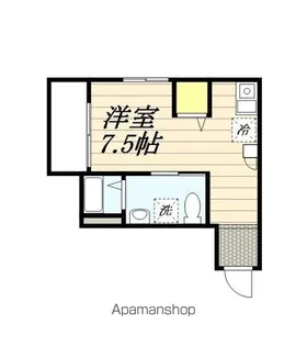 MELDIA京成稲毛【2階】の間取り