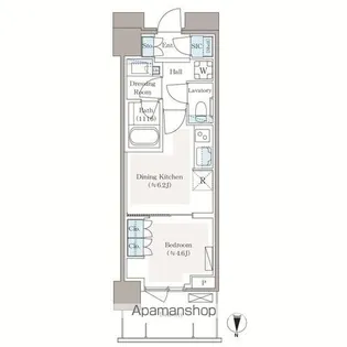 パークシティ中野 ザ タワー エアーズ【19階】の間取り