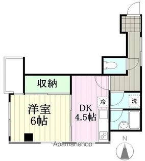 GALA WEST宮城野【503号室】の間取り