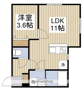 CASA LUNA【2階】の間取り