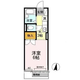 マンハイム谷口【1階】の間取り