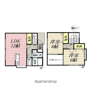 タカタハイツⅤ【A号室】の間取り