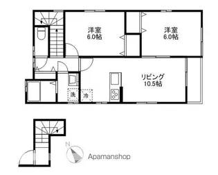 エスベランサU C棟【2階】の間取り