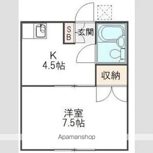 ル・ドルトア・大塚【203号室】の間取り