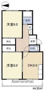 コーポコスモス【301号室】の間取り