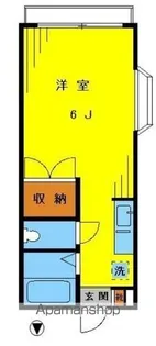 東京都杉並区高円寺北3丁目【アパート】の間取り