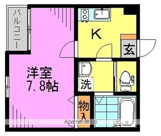 メゾンデール【3階】の間取り