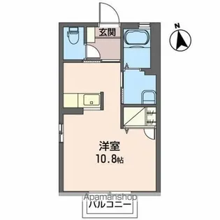 ハウス深沢A【1階】の間取り