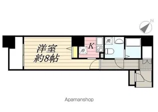 ライジングプレイス桜木町二番館【4階】の間取り