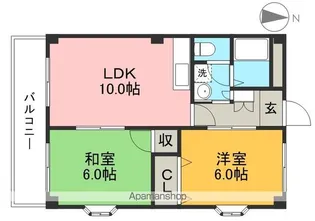 テオリア【1階】の間取り