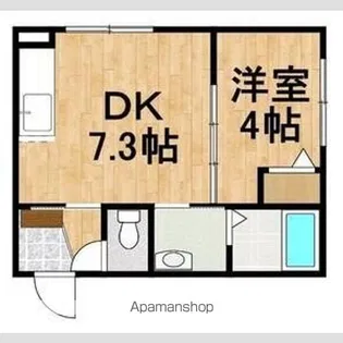 和MISAWA【102号室】の間取り