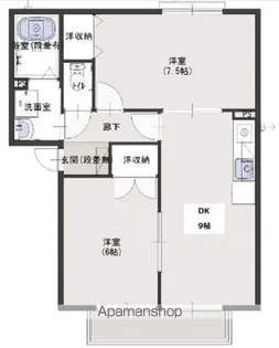 ルイポルト【2階】の間取り