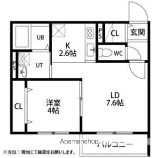 フェーラシュヴァル千歳【3階】の間取り