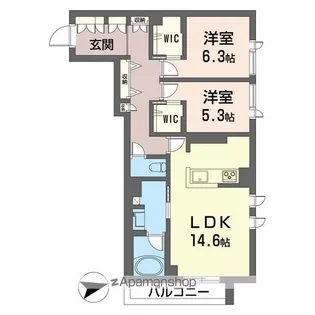 ソフィーガーデン【304号室】の間取り