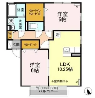 フォレスト・コート A【2階】の間取り