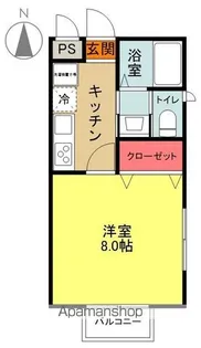 らむフラット【B1号室】の間取り