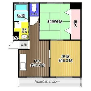 コーポよもぎ【3階】の間取り