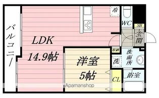 LUANA・AIR・RESIDENCE五橋【1階】の間取り