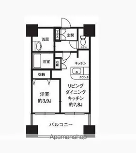 HF西新宿レジデンスWEST【10階】の間取り