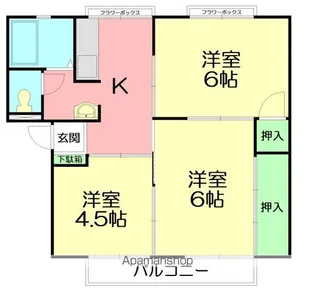 サンリバティⅠ【1階】の間取り