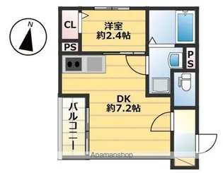 仮称)今宿東1丁目B棟AP【201号室】の間取り