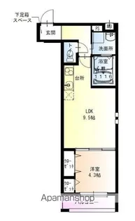 フジパレス今川公園東 Ⅰ番館【3階】の間取り