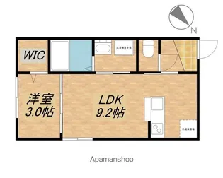 パーク水口【201号室】の間取り