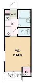 イーストハクラクヒルズ【C101号室】の間取り