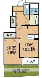 エルシオン【1階】の間取り